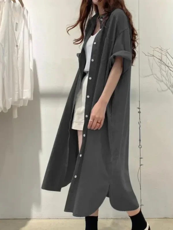 Medium Long Shirt Dress - Image 6