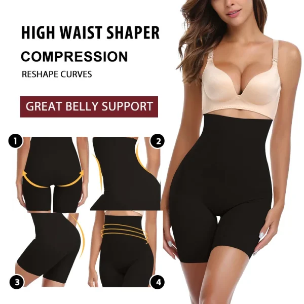 Power Shorts High Waist Body Shaper for Women Lightweight Cotton Blend Phenomenal and Ultra-Breathable Shapewear Control Panties - Image 20