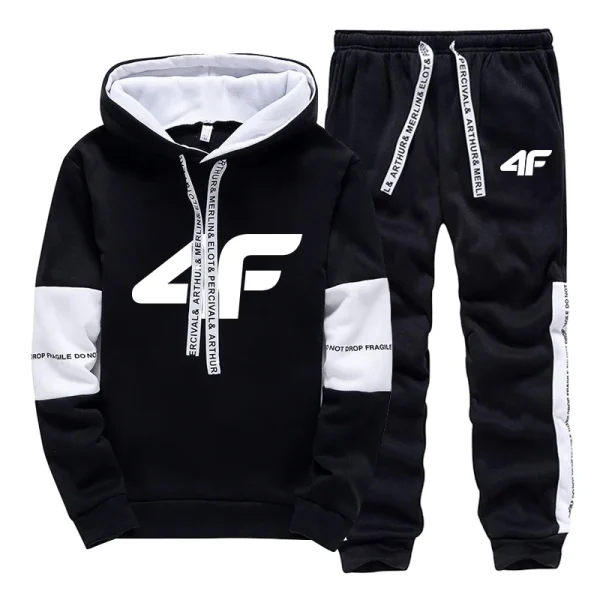 Sports Hot Sale Men's Tracksuit Hooded Long Sleeves Casual Single Piece Sweatshirts And Daily Sweatpants Comfort Outdoor Jogging - Image 11