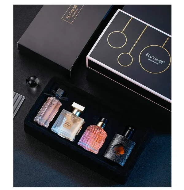 Original Women Perfume 105ml Gift Box Four Piece Set Fresh Lasting Fragrance Eau De Parfum Plant Floral Scent Fresh Духи Женские - Image 9