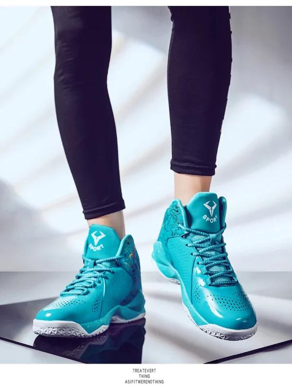 Men Basketball Shoes Field Sneaker Athletic Cushioned Basketball Boots Professional Wearable Casual Boys Training Sports Shoes - Image 18