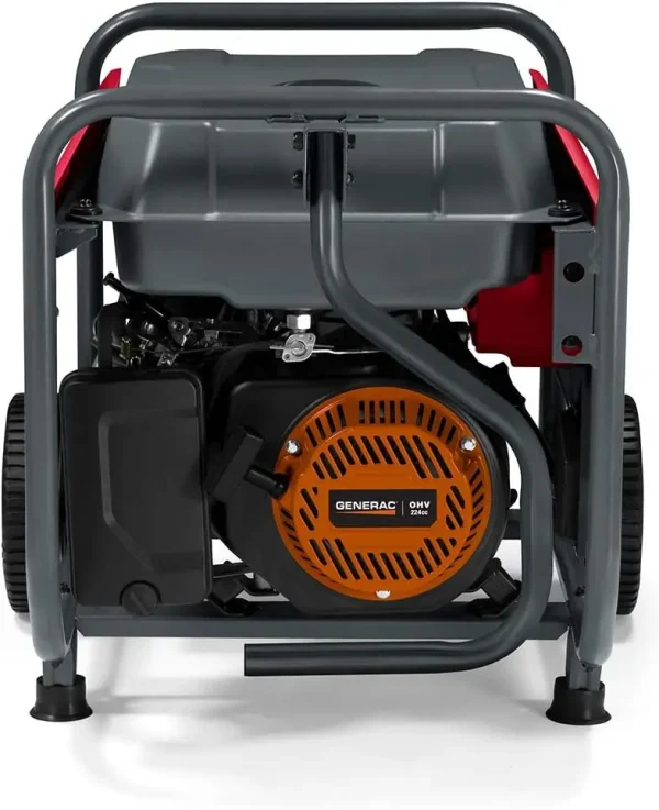4,500-Watt Gas-Powered Portable Open Frame Generator - COsense Technology - Quiet Operation - Ideal for Home, Camping - Image 3