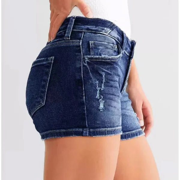 Hole Jeans Short - Image 11
