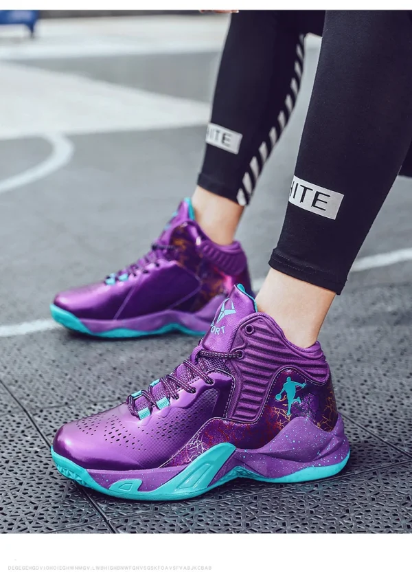 Men Basketball Shoes Field Sneaker Athletic Cushioned Basketball Boots Professional Wearable Casual Boys Training Sports Shoes - Image 20