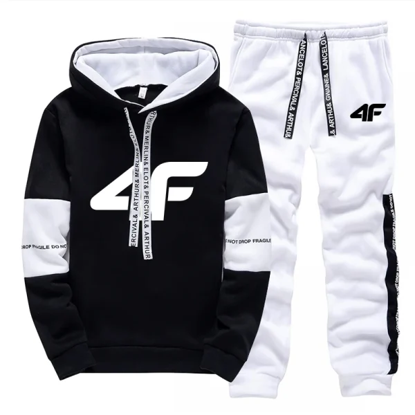 Sports Hot Sale Men's Tracksuit Hooded Long Sleeves Casual Single Piece Sweatshirts And Daily Sweatpants Comfort Outdoor Jogging - Image 12