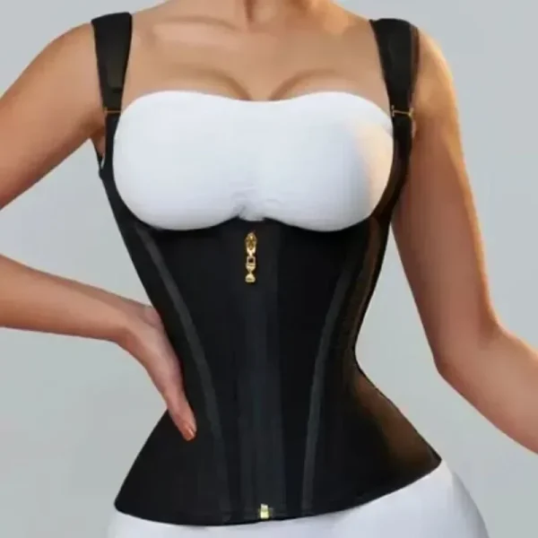 Fajas Colombianas Body Shaper Shapewear Women Vest Tops Double Compression Waist Trainer Corset Adjustable Zipper and Hook-eyes - Image 12