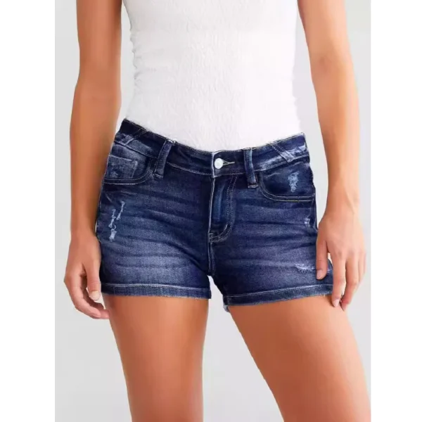 Hole Jeans Short - Image 3