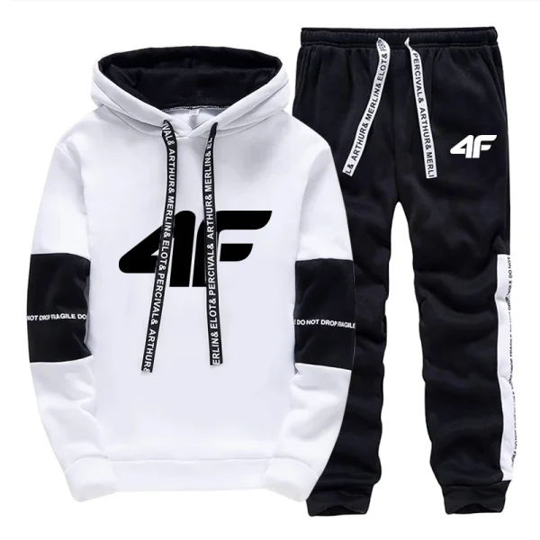 Sports Hot Sale Men's Tracksuit Hooded Long Sleeves Casual Single Piece Sweatshirts And Daily Sweatpants Comfort Outdoor Jogging - Image 10