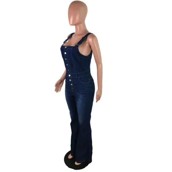 Fashion Casual One-piece Flared Pants - Image 5