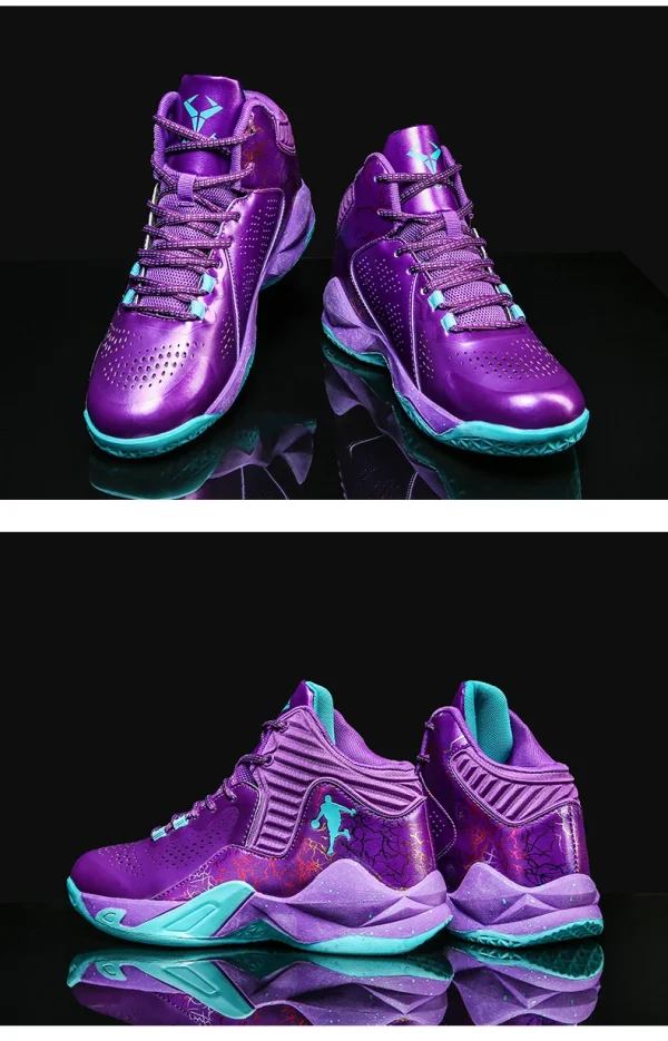 Men Basketball Shoes Field Sneaker Athletic Cushioned Basketball Boots Professional Wearable Casual Boys Training Sports Shoes - Image 30