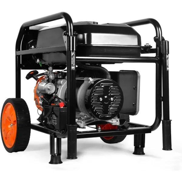 5600-Watt Portable Generator, Electric Start, 224cc, Transfer-Switch and RV-Ready with CO Shutdown Sensor (GN5602X) - Image 3