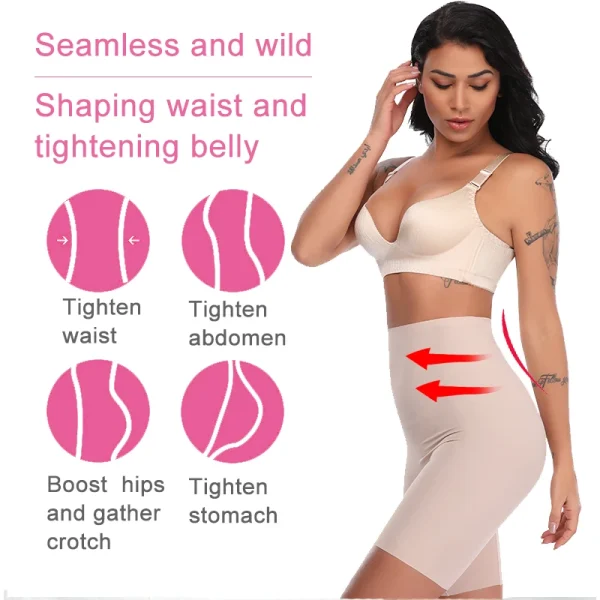 Power Shorts High Waist Body Shaper for Women Lightweight Cotton Blend Phenomenal and Ultra-Breathable Shapewear Control Panties - Image 4
