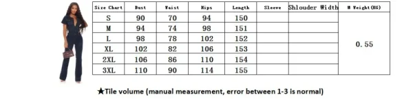 FAGADOER Dark Blue Fashion Denim Jumpsuits Women Turndown Collar Button Short Sleeve Straight Playsuits Casual Cowboy Overalls - Image 9
