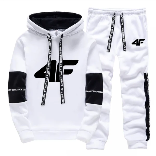 Sports Hot Sale Men's Tracksuit Hooded Long Sleeves Casual Single Piece Sweatshirts And Daily Sweatpants Comfort Outdoor Jogging - Image 13