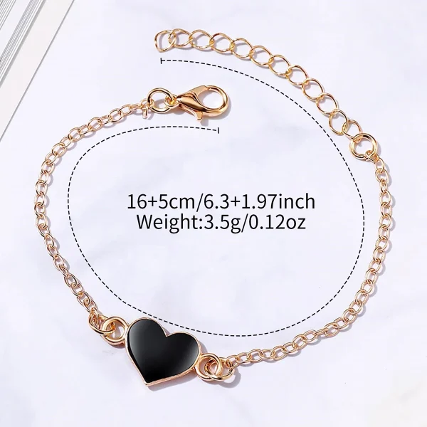4PCS/Set Fashion Square Women's Quartz Watch Steel Band Watches Heart Bracelets Set（Without Box） - Image 12