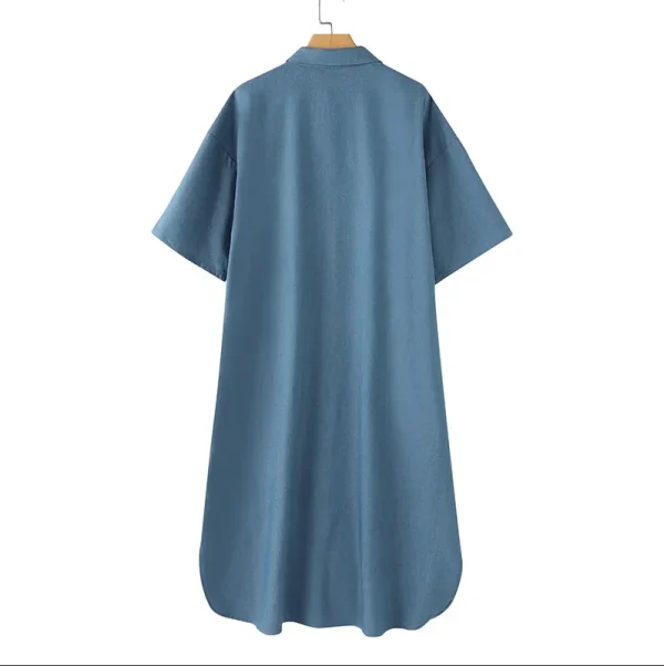 Medium Long Shirt Dress - Image 17