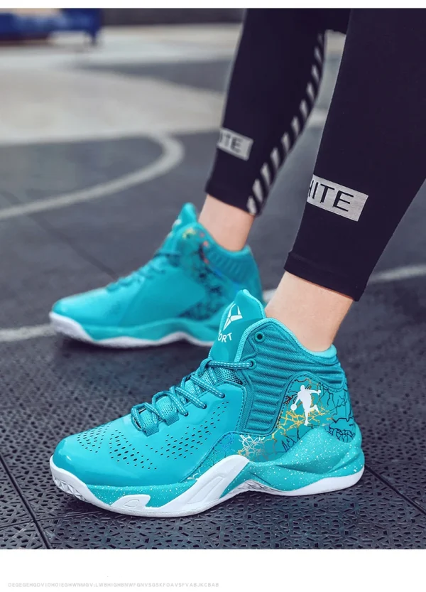 Men Basketball Shoes Field Sneaker Athletic Cushioned Basketball Boots Professional Wearable Casual Boys Training Sports Shoes - Image 16