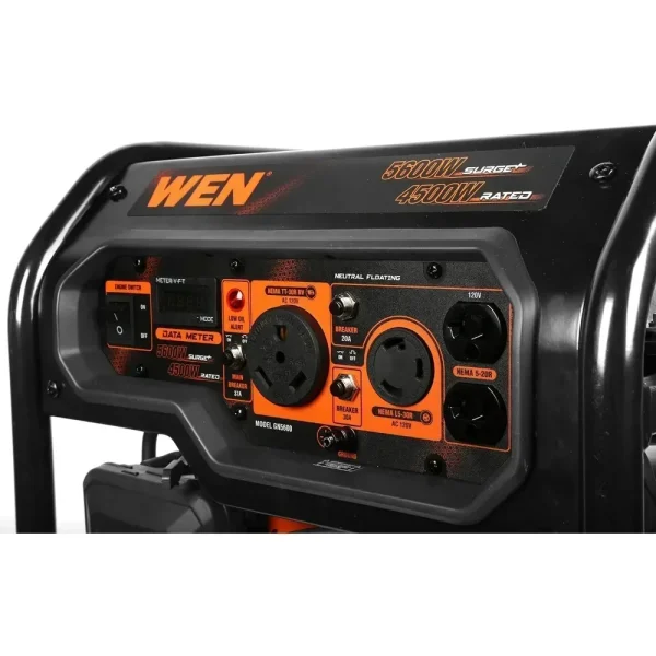 5600-Watt Portable Generator, 224cc, Transfer-Switch and RV-Ready (GN5600) - Image 4