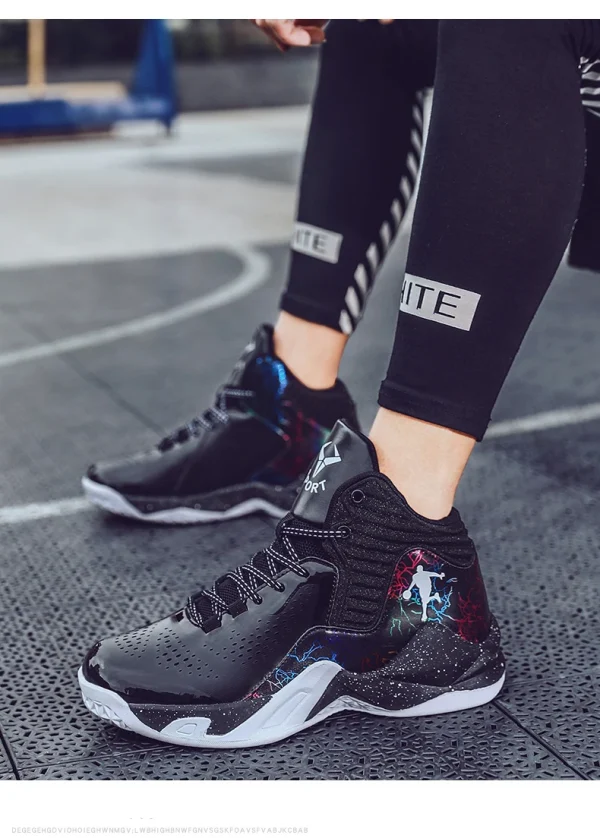 Men Basketball Shoes Field Sneaker Athletic Cushioned Basketball Boots Professional Wearable Casual Boys Training Sports Shoes - Image 12