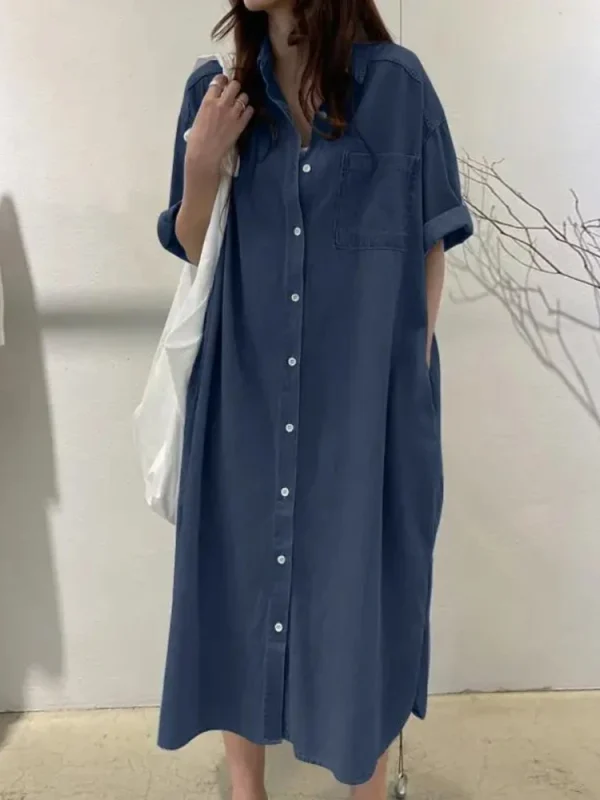 Medium Long Shirt Dress - Image 4