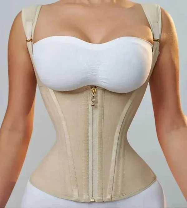 Fajas Colombianas Body Shaper Shapewear Women Vest Tops Double Compression Waist Trainer Corset Adjustable Zipper and Hook-eyes - Image 8