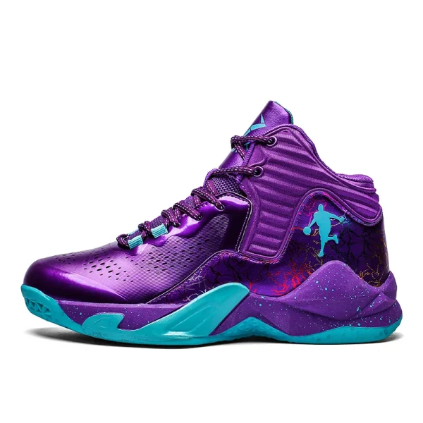 Men Basketball Shoes Field Sneaker Athletic Cushioned Basketball Boots Professional Wearable Casual Boys Training Sports Shoes - Image 7
