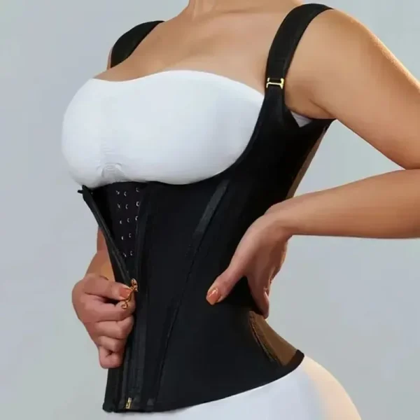 Fajas Colombianas Body Shaper Shapewear Women Vest Tops Double Compression Waist Trainer Corset Adjustable Zipper and Hook-eyes - Image 14