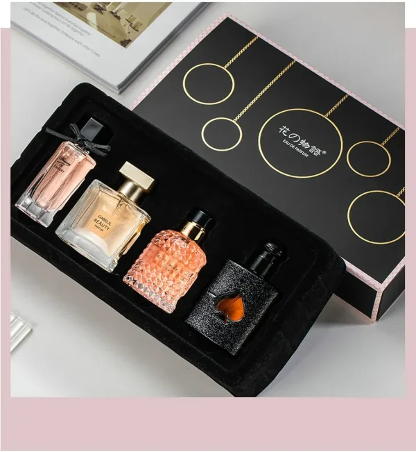 Original Women Perfume 105ml Gift Box Four Piece Set Fresh Lasting Fragrance Eau De Parfum Plant Floral Scent Fresh Духи Женские - Image 7