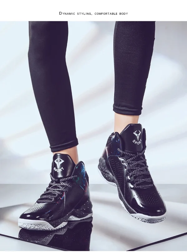 Men Basketball Shoes Field Sneaker Athletic Cushioned Basketball Boots Professional Wearable Casual Boys Training Sports Shoes - Image 14