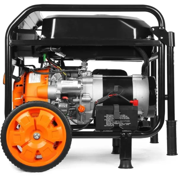 5600-Watt Portable Generator, Electric Start, 224cc, Transfer-Switch and RV-Ready with CO Shutdown Sensor (GN5602X) - Image 5