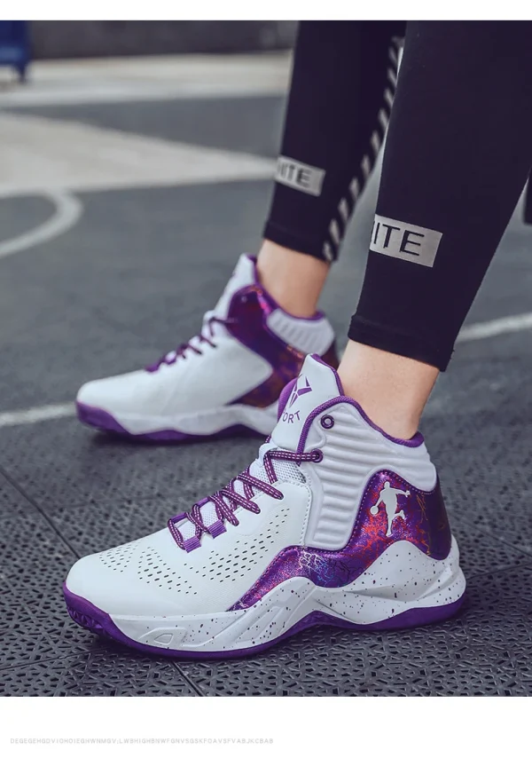 Men Basketball Shoes Field Sneaker Athletic Cushioned Basketball Boots Professional Wearable Casual Boys Training Sports Shoes - Image 24
