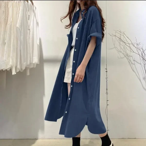 Medium Long Shirt Dress - Image 12