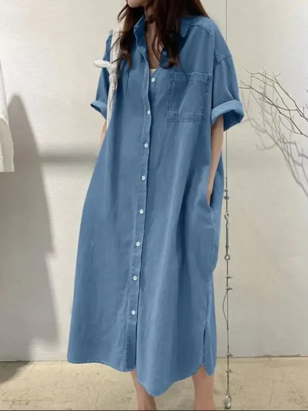 Medium Long Shirt Dress - Image 2