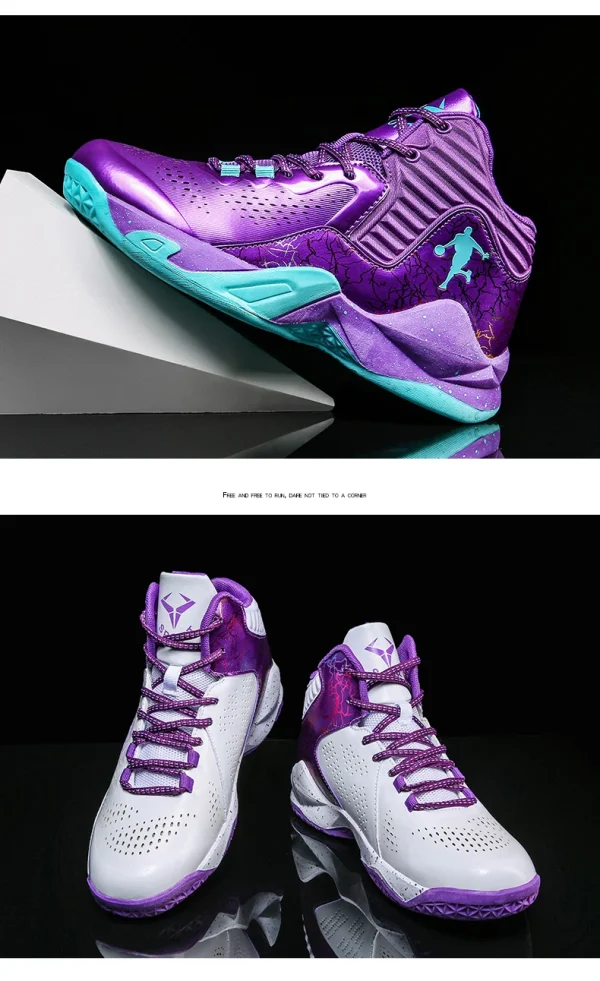 Men Basketball Shoes Field Sneaker Athletic Cushioned Basketball Boots Professional Wearable Casual Boys Training Sports Shoes - Image 31