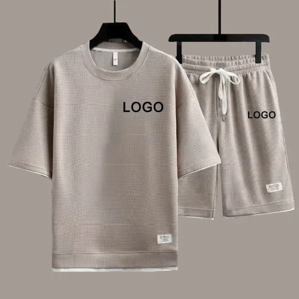 Customized Printed T-shirts Short Pants 2-Piece - Image 9