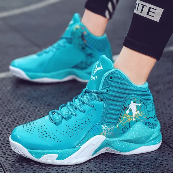 Men Basketball Shoes Field Sneaker Athletic Cushioned Basketball Boots Professional Wearable Casual Boys Training Sports Shoes - Image 3