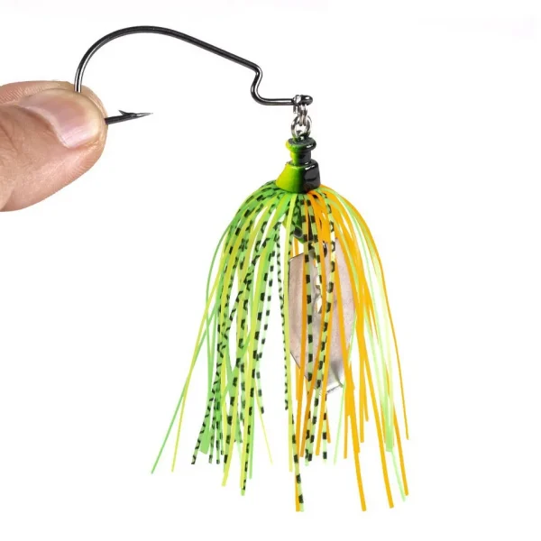 Fishing Lures 100mm 11g Blade Metal Bait With Rubber Skirt Artificial Wobbler 1pcs - Image 17