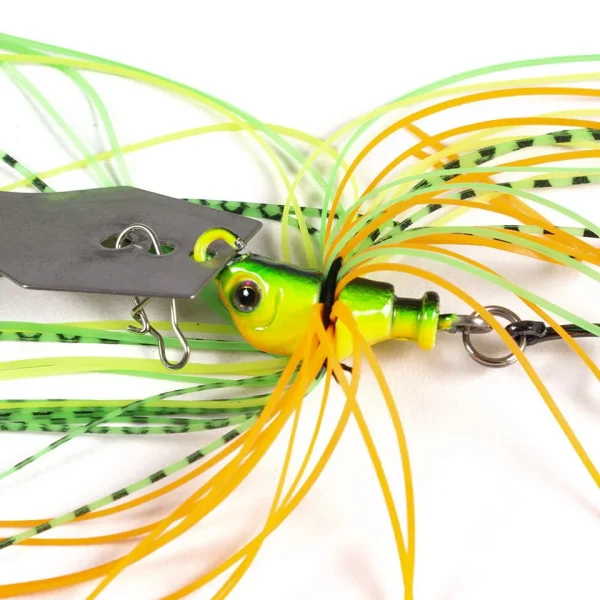 Fishing Lures 100mm 11g Blade Metal Bait With Rubber Skirt Artificial Wobbler 1pcs - Image 20