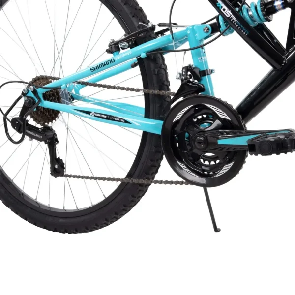 26" Trail Runner Mountain Bike, Fits Riders 5'0"+, Black/Teal, Adult - Image 11