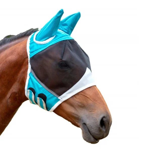 Anti-mosquito Horse Hood Suitable for Small Medium and Large Horses Multi-size Breathable Horse Mask Pasted to Prevent Mosqu - Image 7