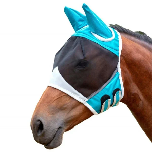 Anti-mosquito Horse Hood Suitable for Small Medium and Large Horses Multi-size Breathable Horse Mask Pasted to Prevent Mosqu - Image 3