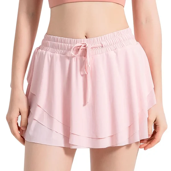 Women Sports Shorts High Waist Butt Golf Fitness - Image 15