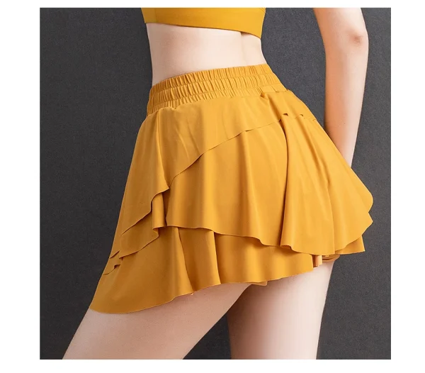Women Sports Shorts High Waist Butt Golf Fitness - Image 17