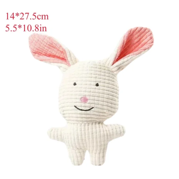 Dog Toys Squeak Pet Accessories Cow Rabbit Chew Squeaky Whistling - Image 13