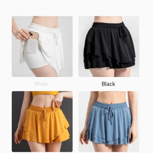 Women Sports Shorts High Waist Butt Golf Fitness