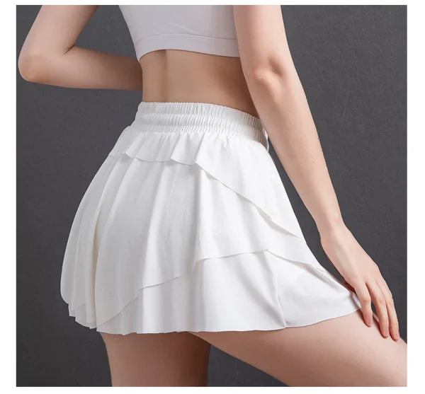 Women Sports Shorts High Waist Butt Golf Fitness - Image 22