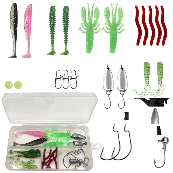 Fishing Rods Telescopic Fishing Rod and Kit Bait caster Combo Complete Set Accessories Reel Lures - Image 5