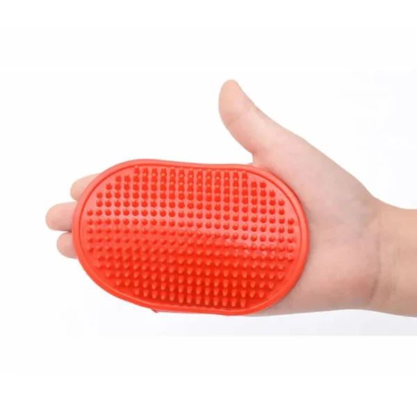 Pet Grooming = Massage Glove Dogs = Cats Rubber Bath Brush Environmental Protection Silicone Glove - Image 17