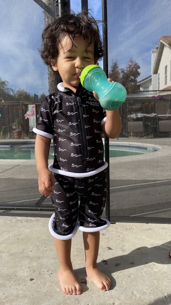 Swimsuit Toddler Buoyant Floatation Fashion Water Safety Awareness