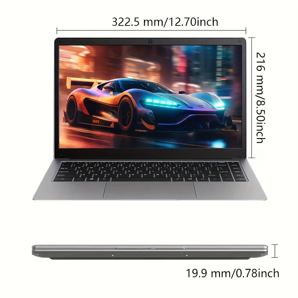 14 Inch Laptop Intel Celeron N3350 6GB RAM 64GB+128GB SSD Windows 10 - Image 7